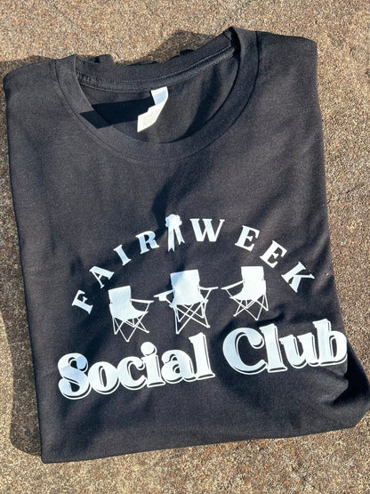Fair Week Social Club Graphic Tee, Long Sleeve Tee or Sweatshirt | Small-3X