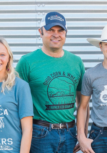 OCW Farmer Led, Grain Fed Short Sleeve Graphic T-Shirt in Green | Sizes Small-3XL
