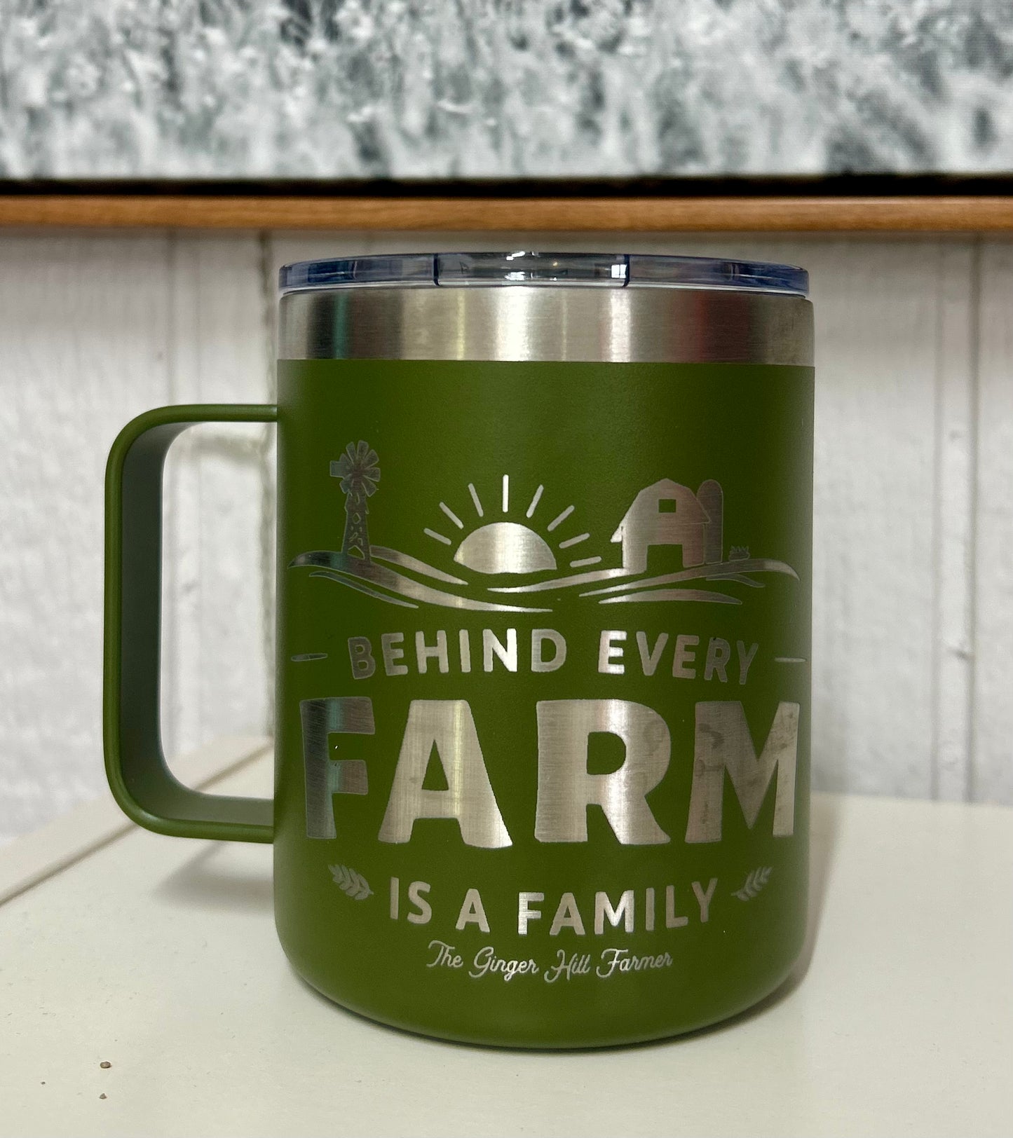 Behind Every Farm is a Family 14oz Mug