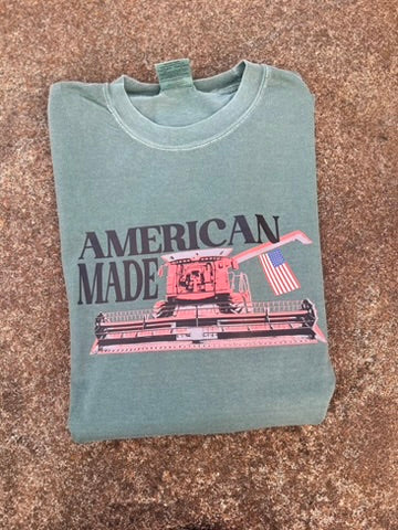 Red American Made Graphic Tee, Long Sleeve Tee or Sweatshirt | Small-3XL