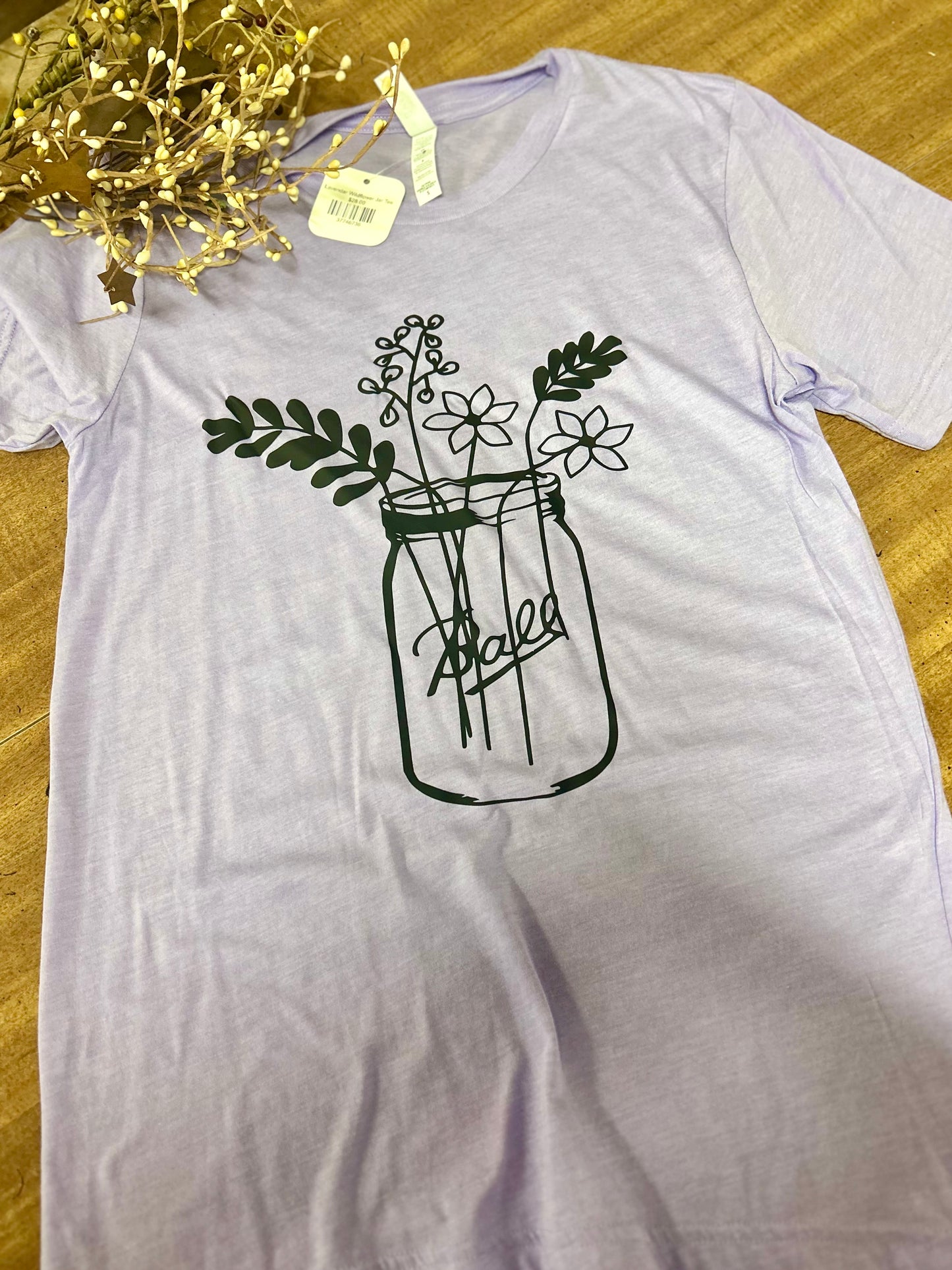 Lavendar Wildflower Jar Tee