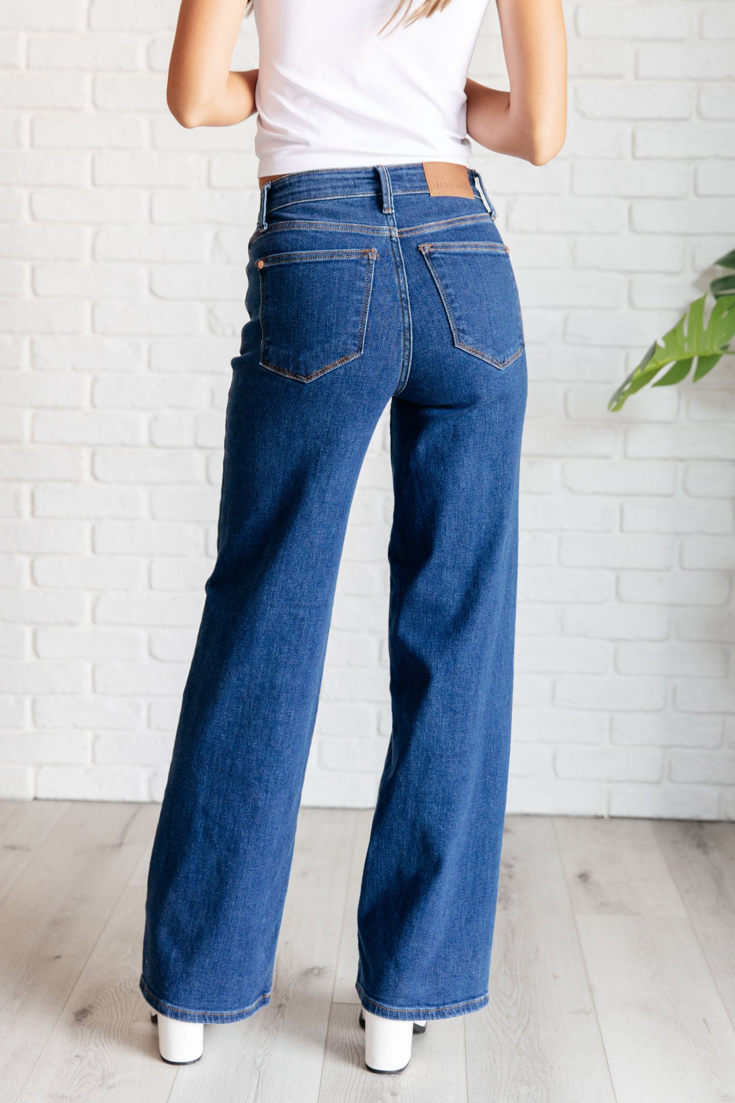 Judy Blues Hazel High Rise Vintage Wide Leg Jeans