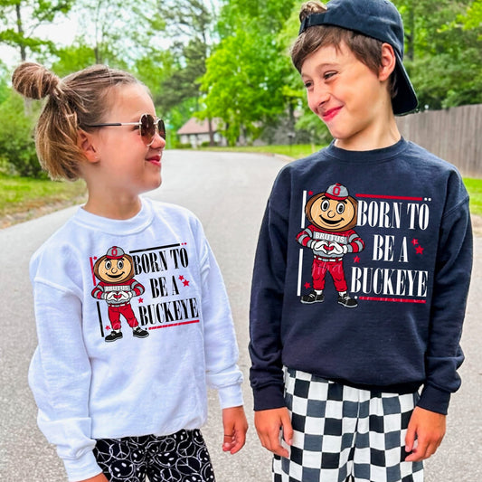 Youth Born To Be a Buckeye Tee or Sweatshirt