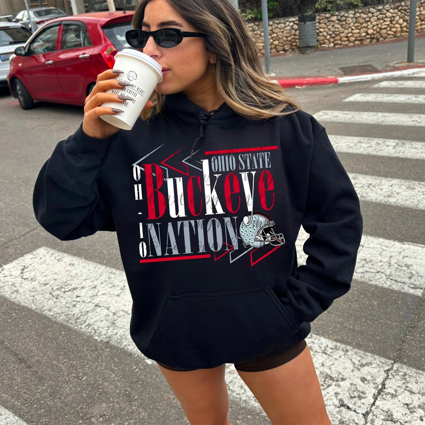 Buckeye Nation Short Sleeve Tee or Sweatshirt