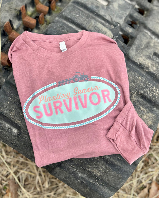 Planting Season Survivor Graphic Tee, Long Sleeve Tee or Sweatshirt | Small-3XL