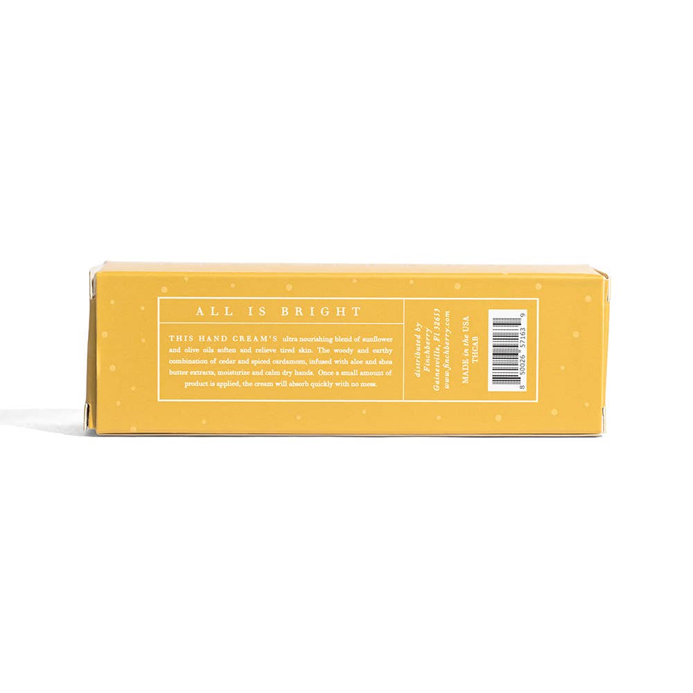 All is Bright Hydrating Nourishing Holiday Travel Hand Cream