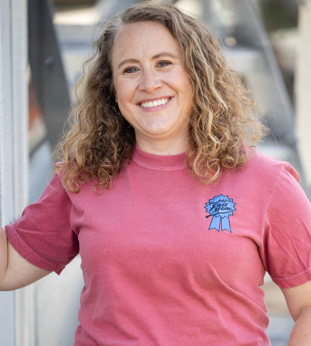front view of tee on model