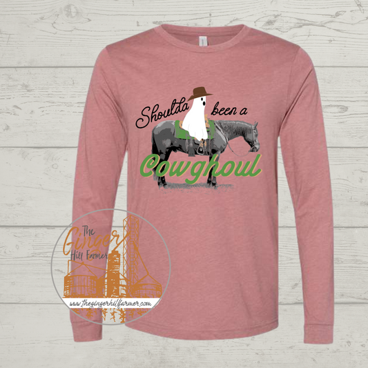 Shoulda Been A Cowghoul Graphic Tee, Long Sleeve Tee or Sweatshirt | Small-3XL