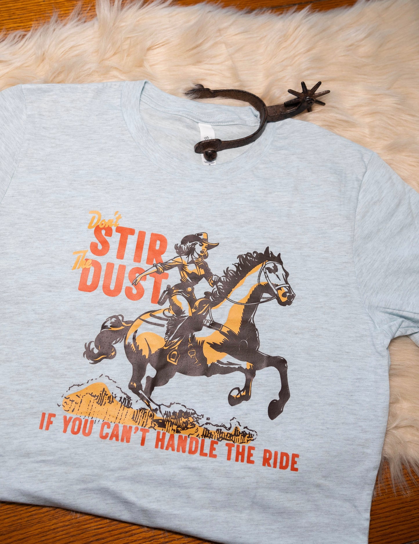front view of graphic tee
