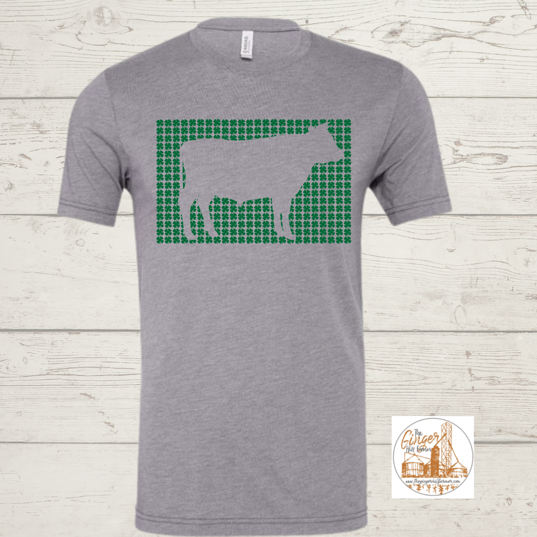 cow graphic tee, front view