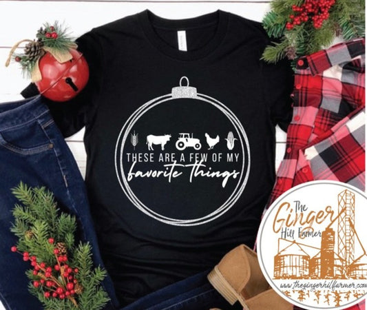 My Favorite Things Kids Short & Long Sleeve Tee