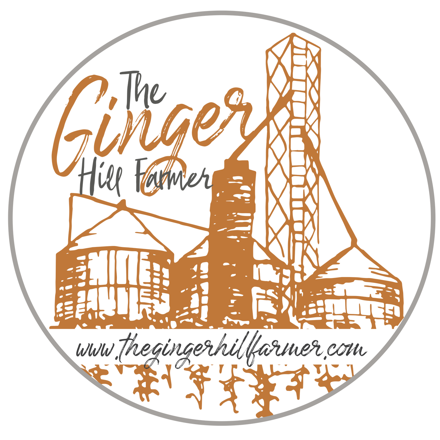 The Ginger Hill Farmer logo, gift card