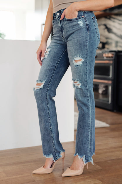 O'Hara Destroyed Straight Jeans from Judy Blue