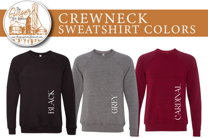 crew neck sweatshirt color assortment