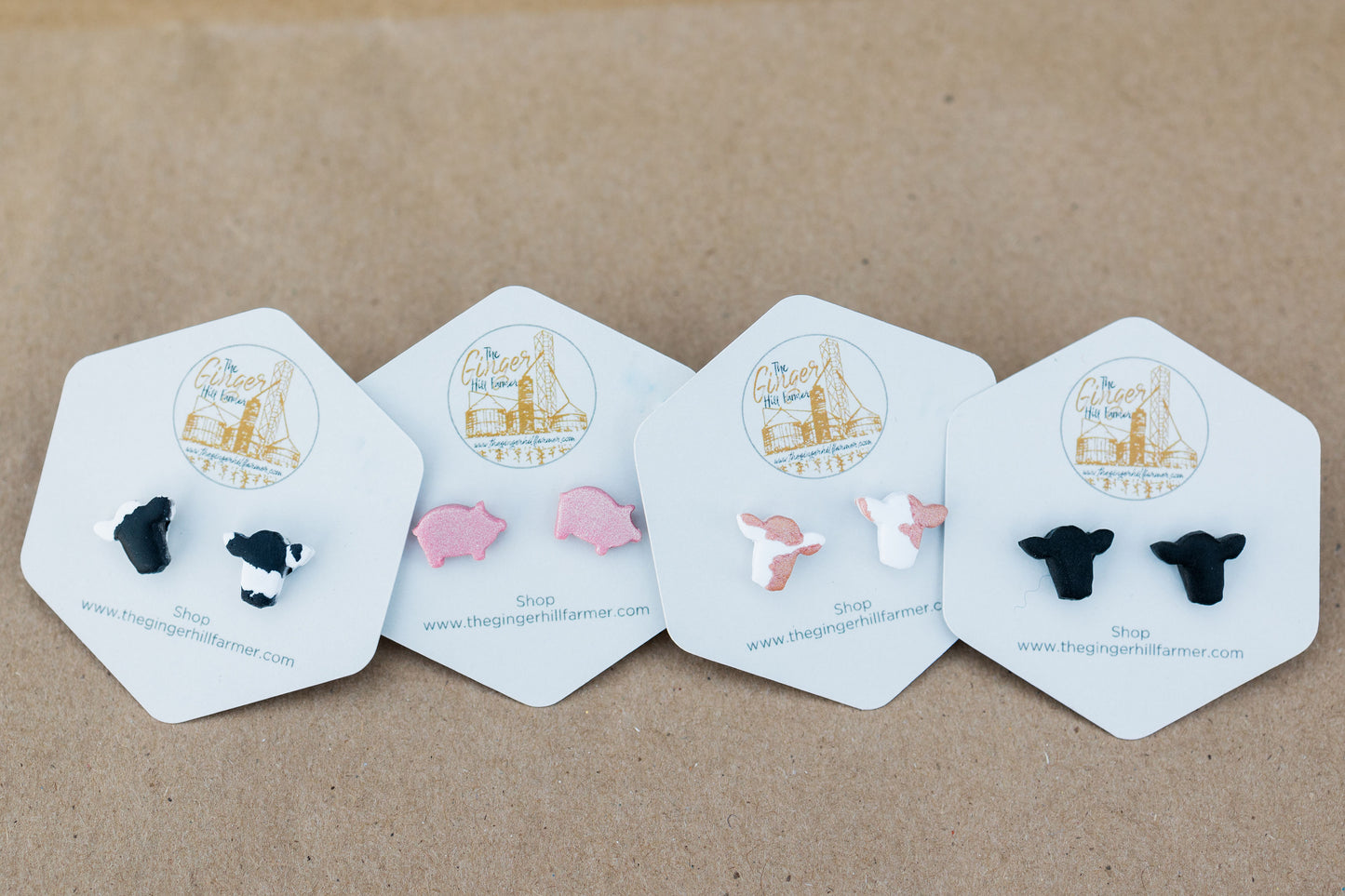 Pig Stud Earrings